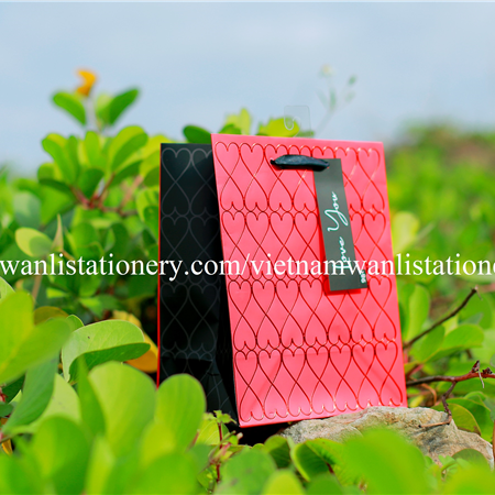 030220-02 CUB RED GEO HRT BAG